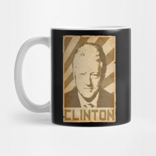 Bill Clinton Retro Propaganda Mug